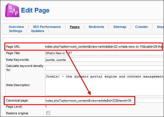 RSSeo! revision 12 canonical url